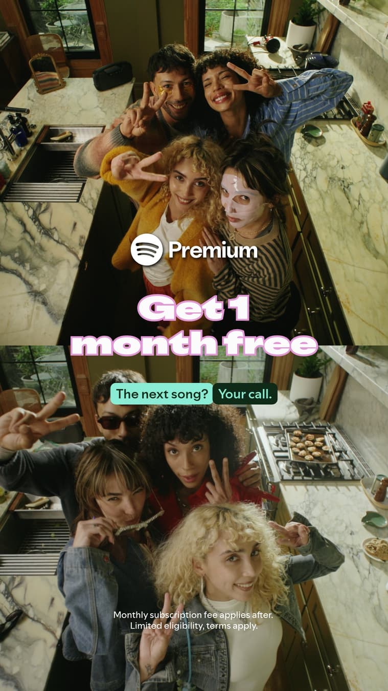 Spotify ad: Get 1 Month Free