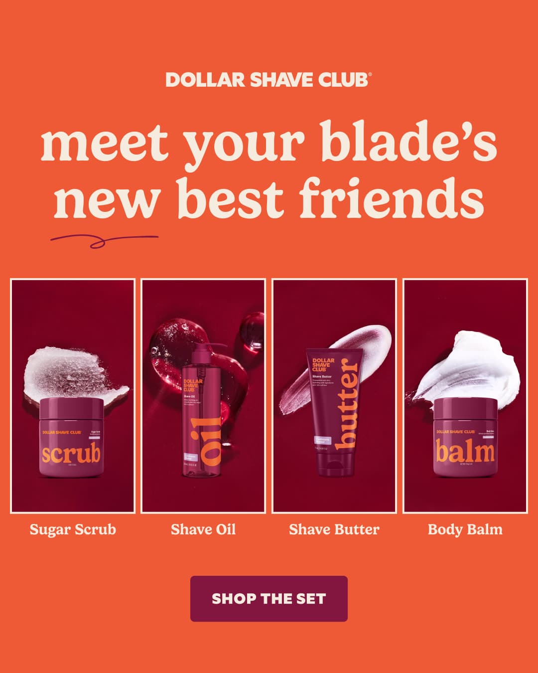 Dollar Shave Club ad: Respect your skin & wallet