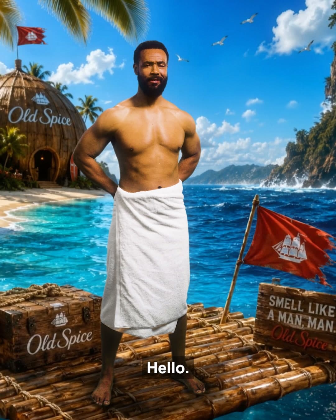 Old Spice ad, one of our old spice ads
