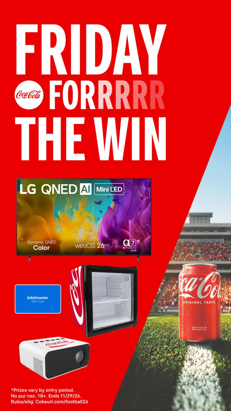 Coca-Cola ad: Coca-Cola's Football Weekly Prize Drops