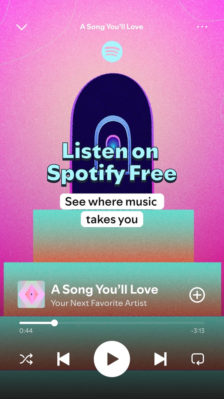 Spotify ad: Get Spotify Free