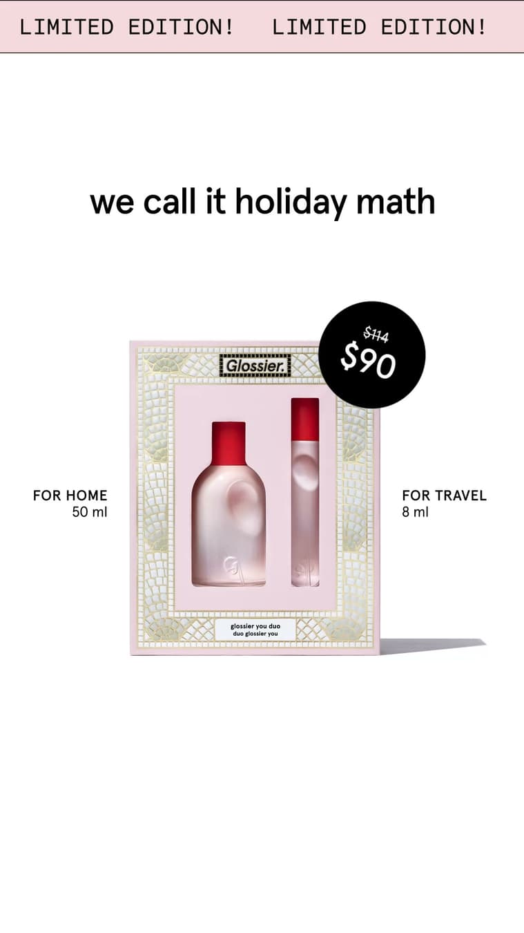 Glossier ad: Glossier You Duo
