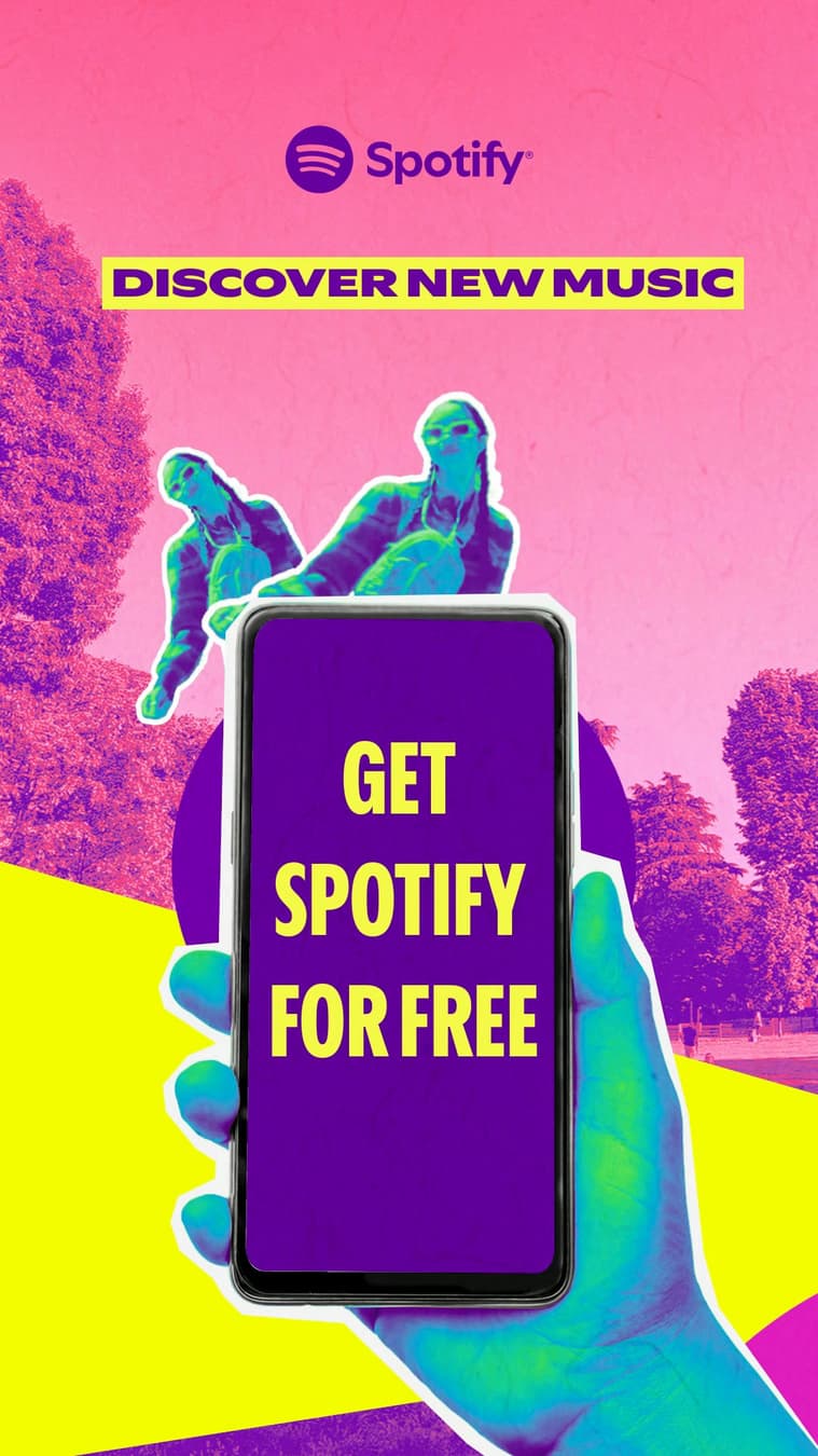 Spotify ad: Give every step a soundtrack.