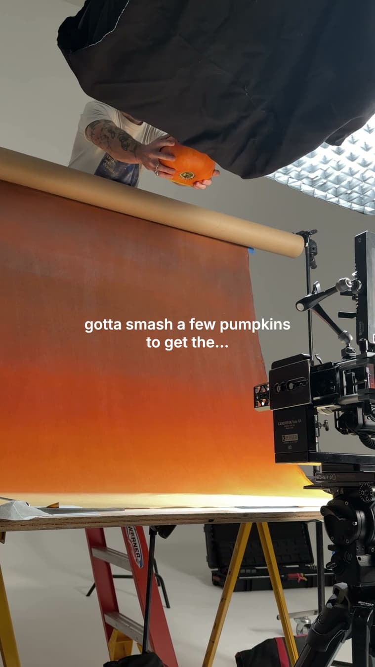 Starbucks ad: Falling for pumpkin