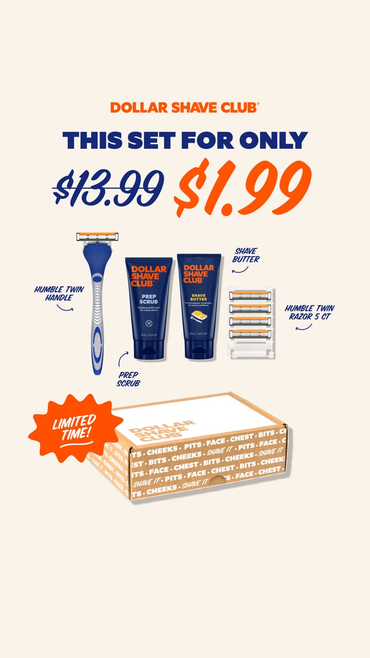 Dollar Shave Club ad: Good Things Come in Threes