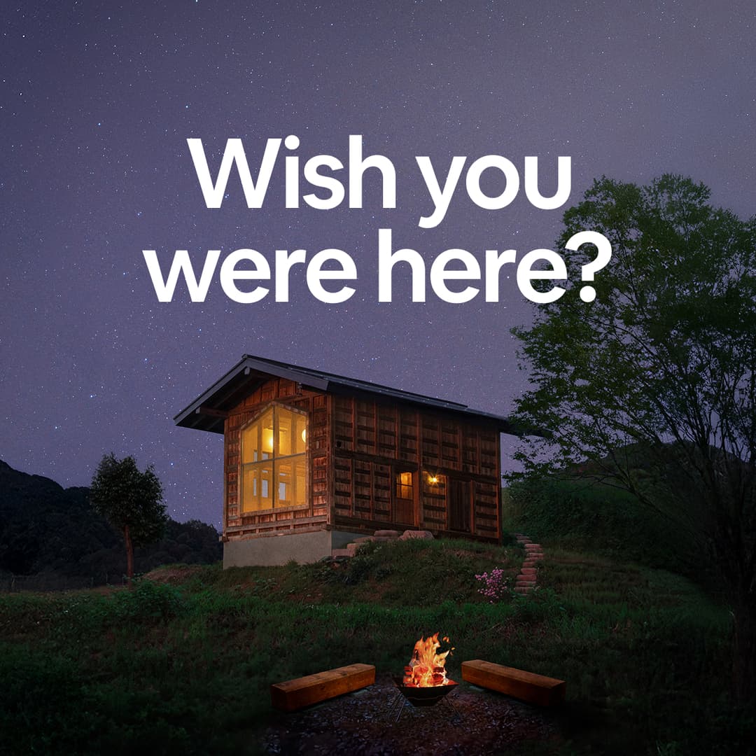 Airbnb ad, one of our airbnb ads