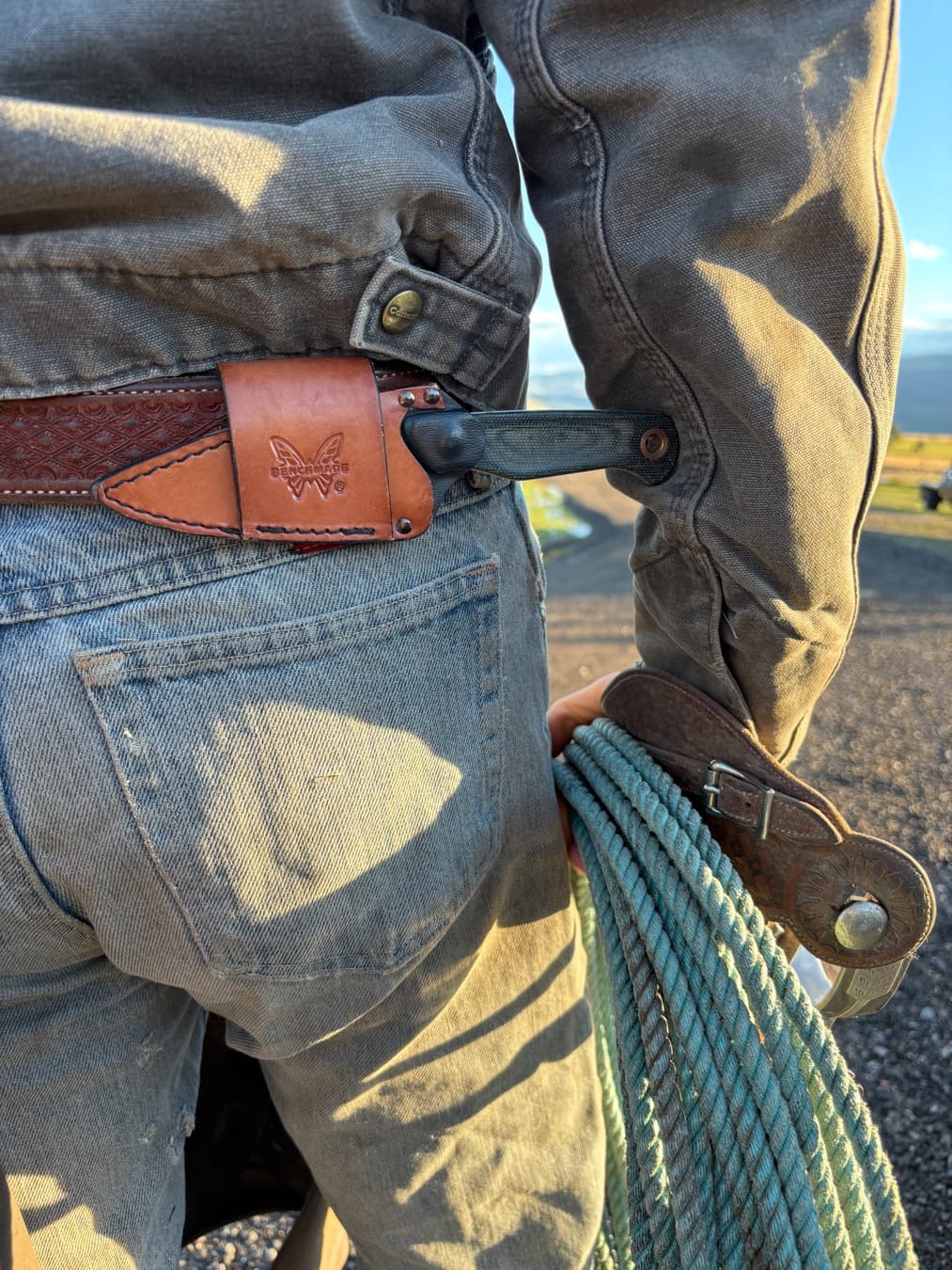 Benchmade Outdoors ad: Made for Moments on the Ranch