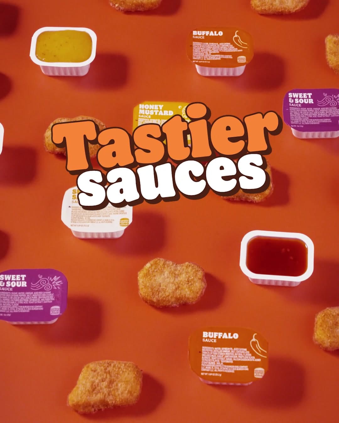 Burger King ad: New BK Nuggets & Sauces!