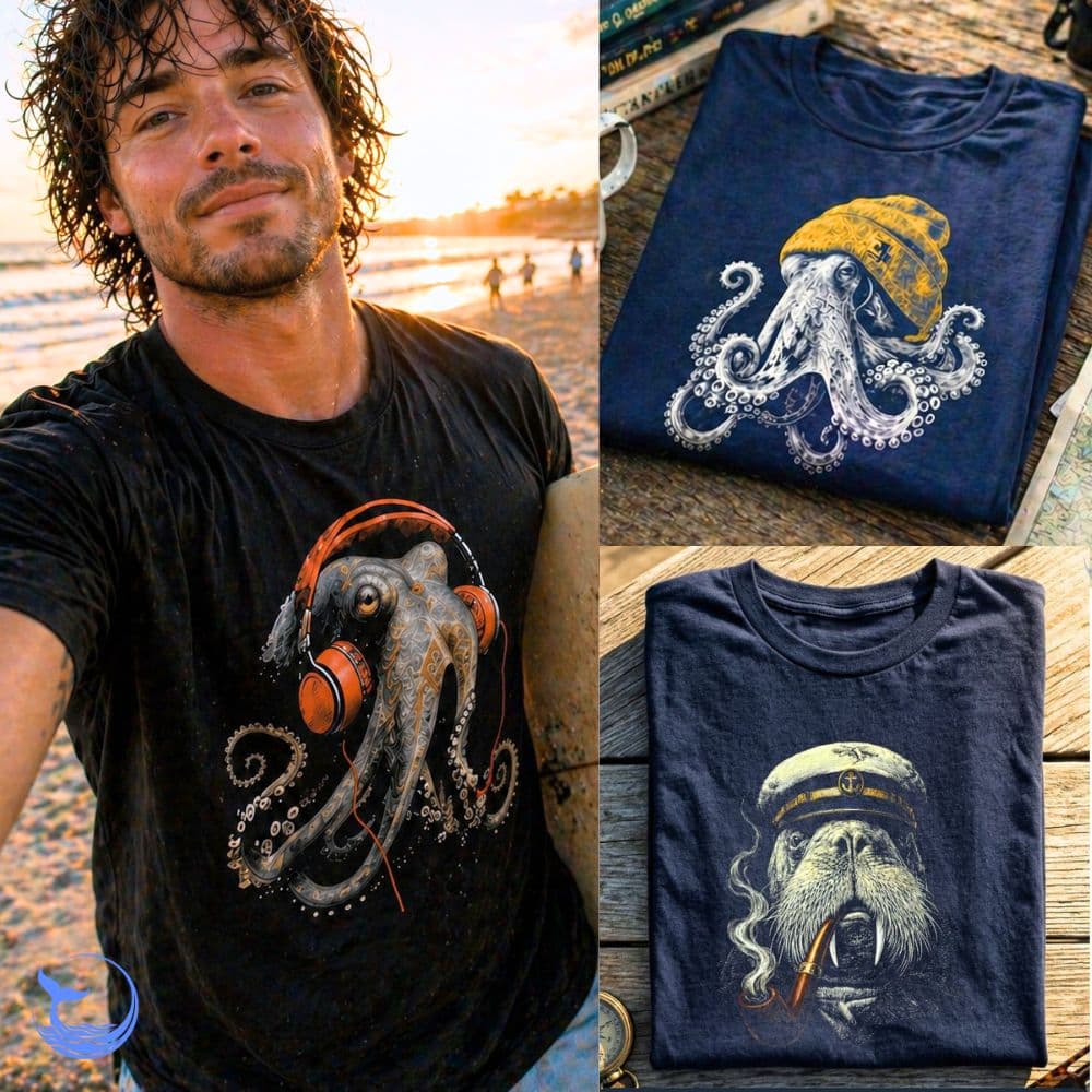 Dolce Reverie ad: Tees for Ocean Souls