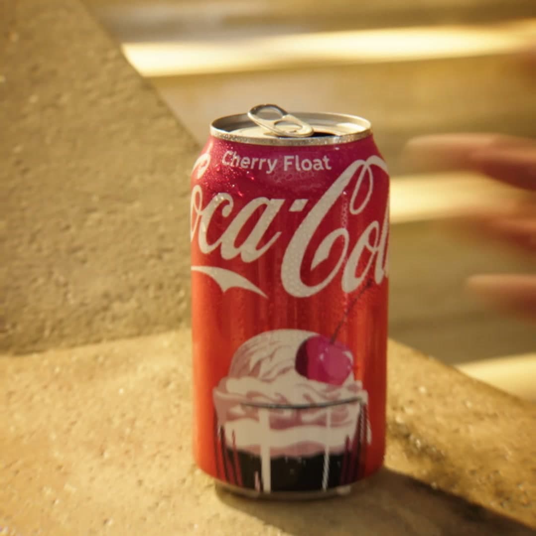 Coca-Cola ad: Try the cherry lineup