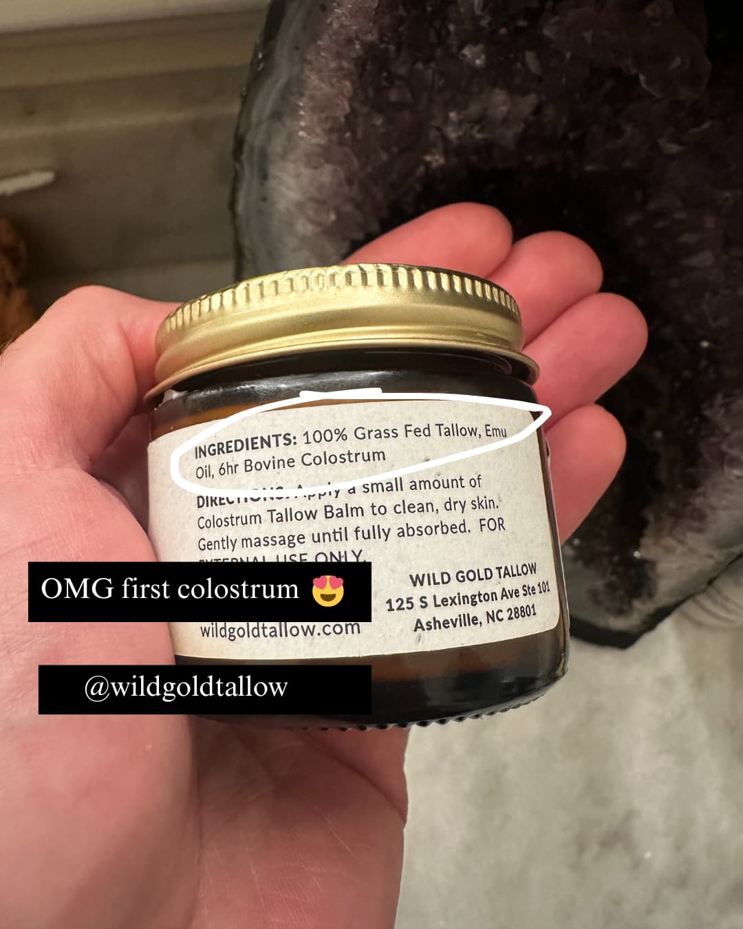 Wild Gold Tallow ad: Seed Oil Free Tallow Skincare