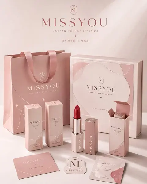 请为品牌 品牌名称]、类目为 品牌类目]创作一张高审美、高完成度的「品牌包装系统展示图」。这不是普通电商