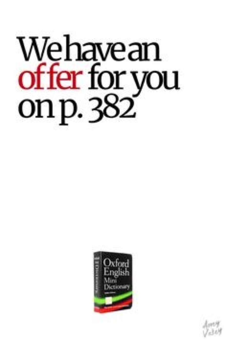 Quirky ad example