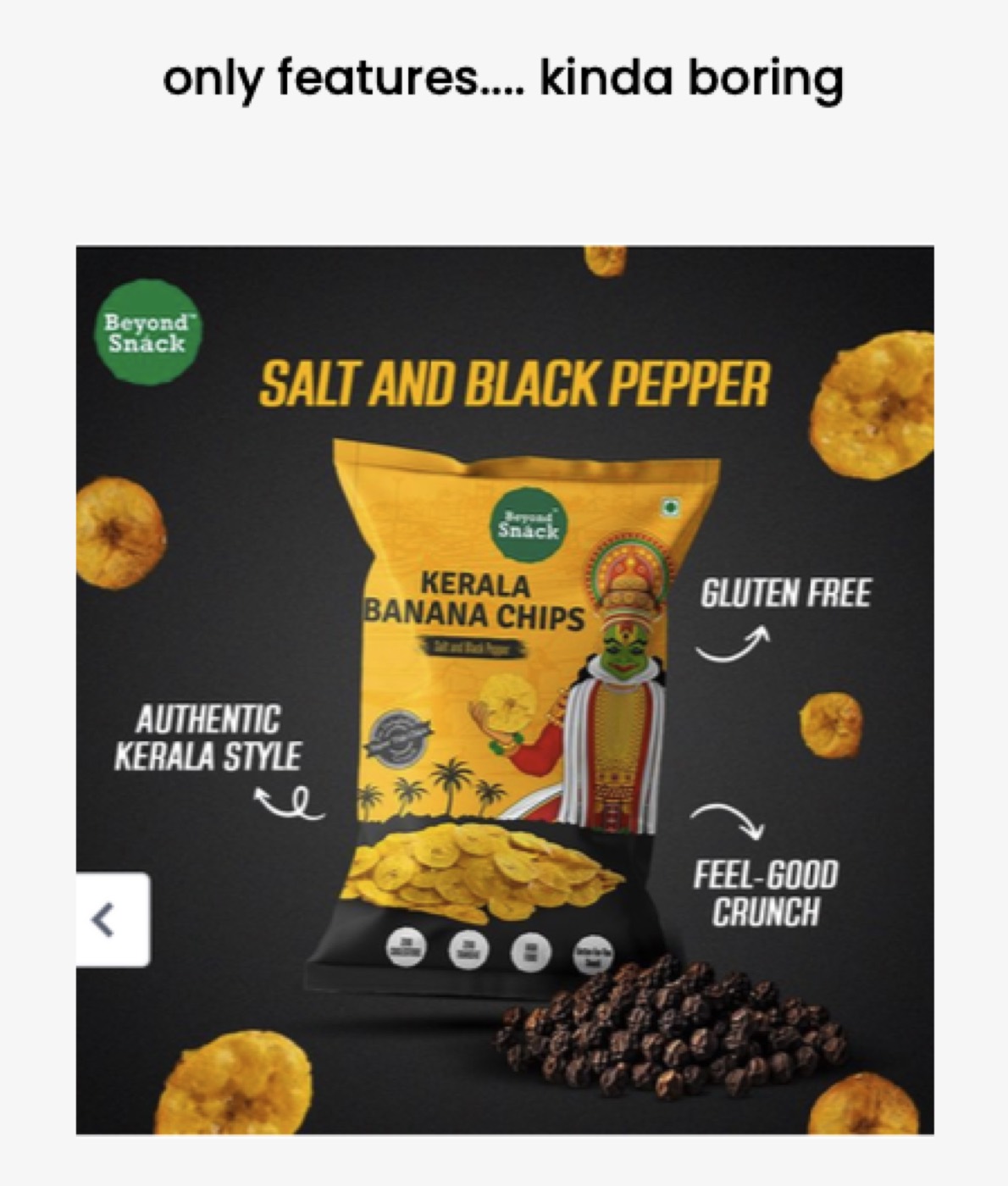 Feature point-out ad