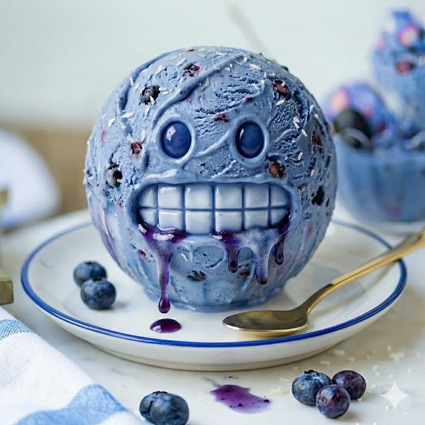 Hyperrealistic Edible Emoji Cake Fusion
