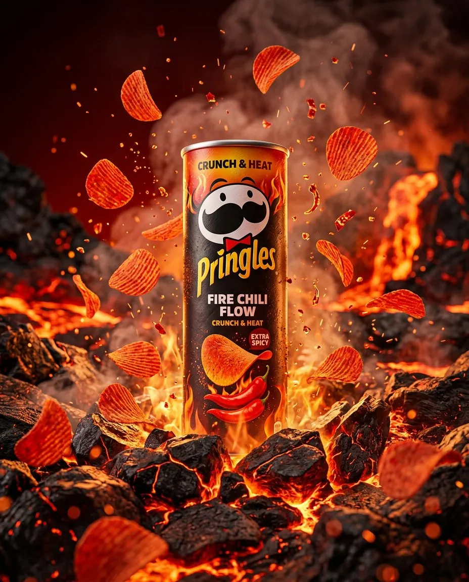 Fire Chili Snack Can Cinematic Advertising Campaign