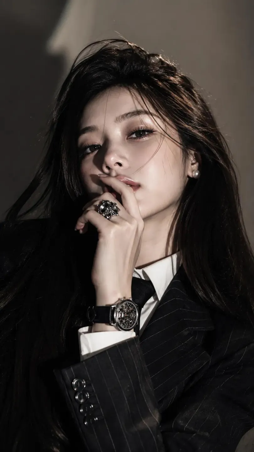 Ultra-Realistic Editorial Fashion Portrait in Chiaro