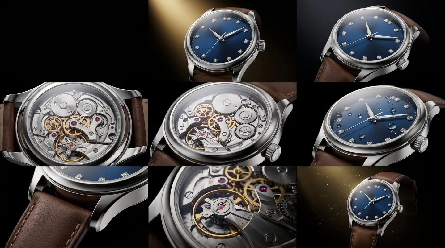 Ultra-Realistic Luxury Wristwatch Commercial Campaig