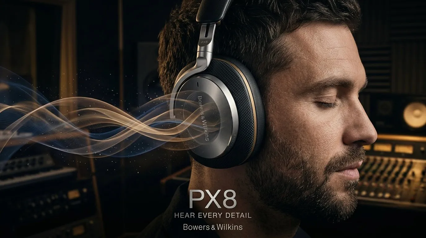 Luxury Bowers & Wilkins Px8 Cinematic Headphone Post